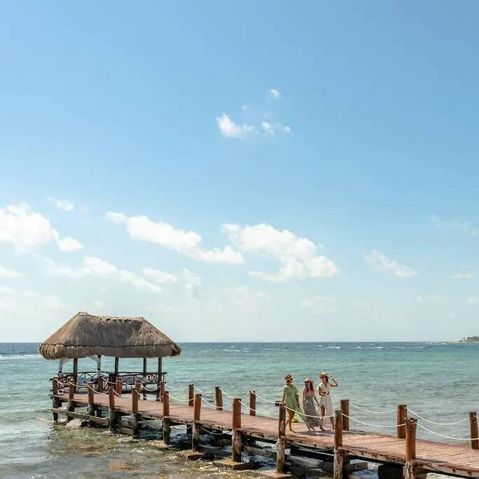 Akumal Skies Private Terrace W Jacuzzi W Sea Views Walk To Beach Lejlighed