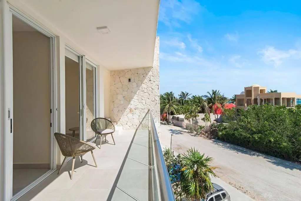 Akumal Skies Private Terrace W Jacuzzi W Sea Views Walk To Beach Lejlighed