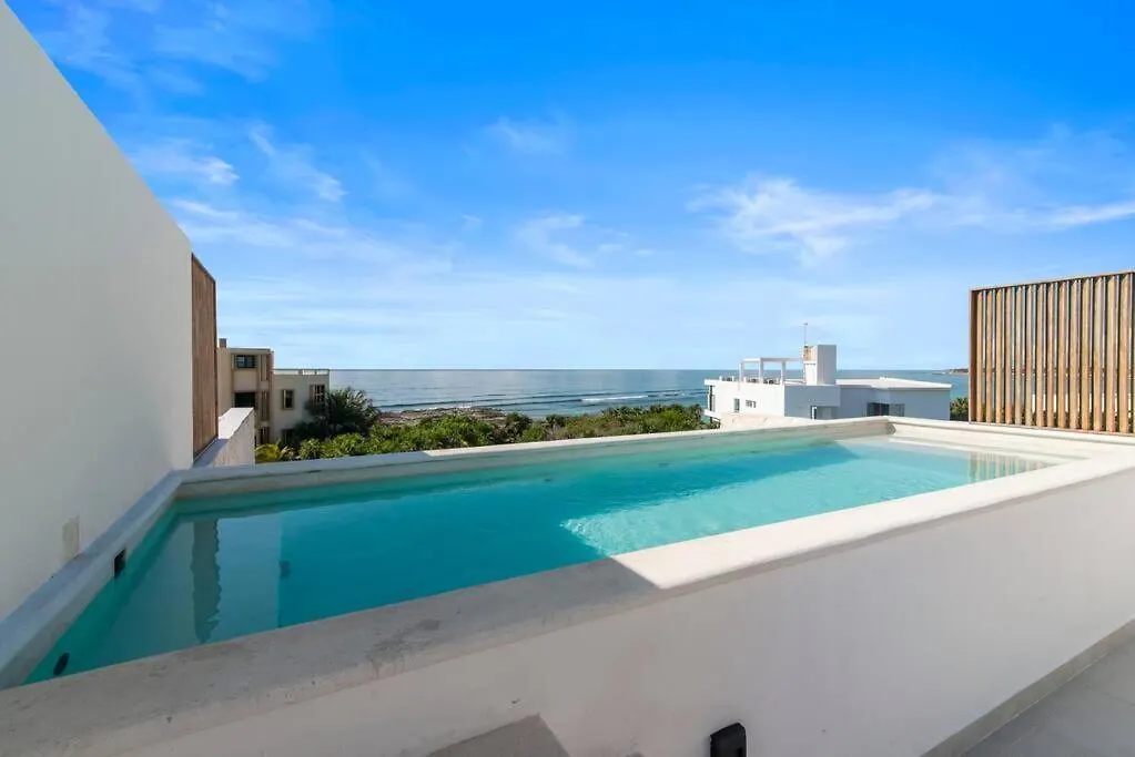 Lejlighed Akumal Skies Private Terrace W Jacuzzi W Sea Views Walk To Beach