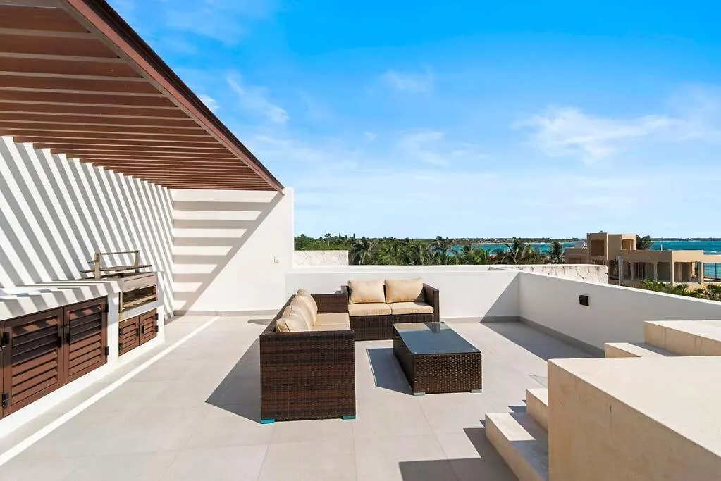 Apartment Akumal Skies Private Terrace W Jacuzzi W Sea Views Walk To Beach